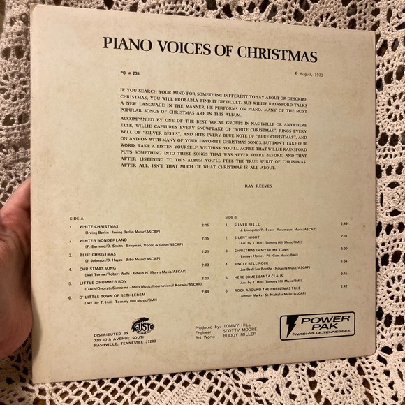 Piano Voices of Christmas - Vintage Vinyl LP Holiday Album - Power Pak Records - Picture 5 of 13